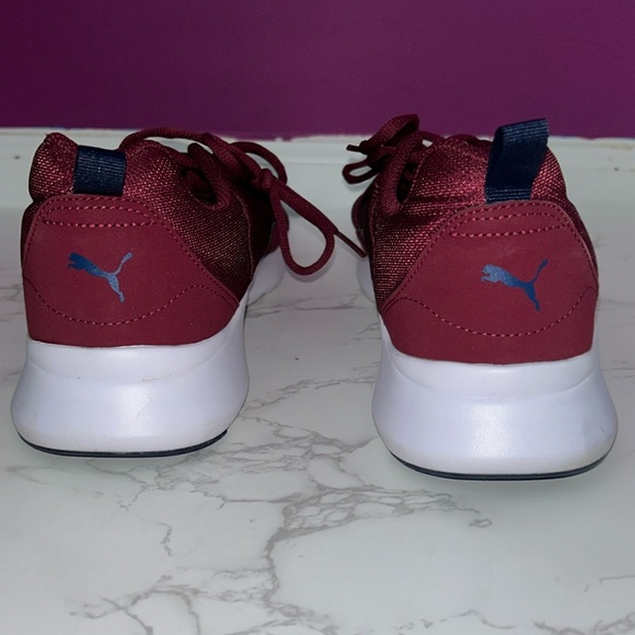 MENS Maroon Puma Casual Sneakers - Picture 5 of 10